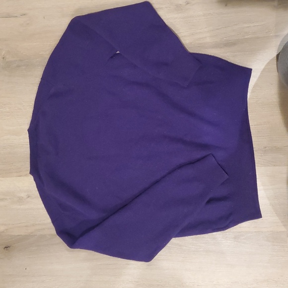 Brooks Brothers Women's Purple 100% Cashmere Sweater. Size M. - Picture 4 of 11